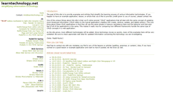 Desktop Screenshot of learntechnology.net