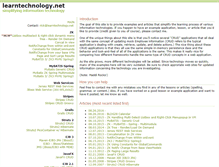 Tablet Screenshot of learntechnology.net